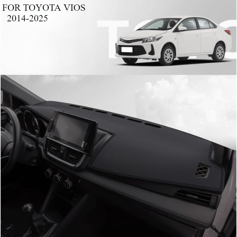 

FOR TOYOTA VIOS 2014-2025 Car Dash Mat Dashmat Dashboard Mat Cover Sun Shade Dash Board Cover Carpet Accessories front B