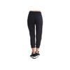 Nike Solid Color Letter Logo Knitted Sports Casual Pants Women Bottoms Black Gray 854964-032