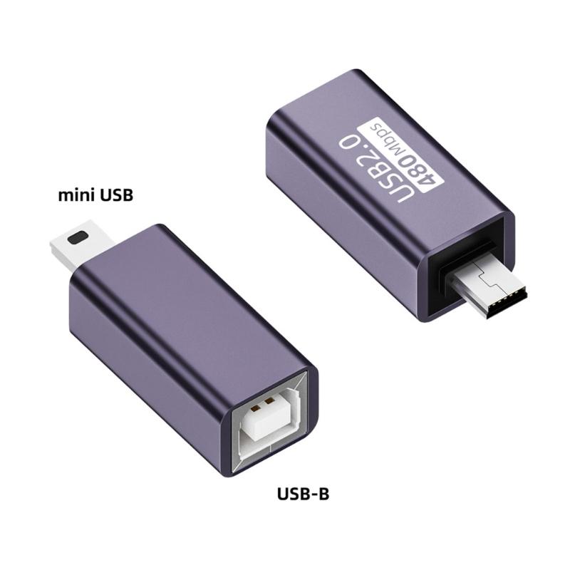 USB B Female Series Converters Adapters for Electronic Keyboards, Piano, Drum, Printers,Scanner Support Data Transmission