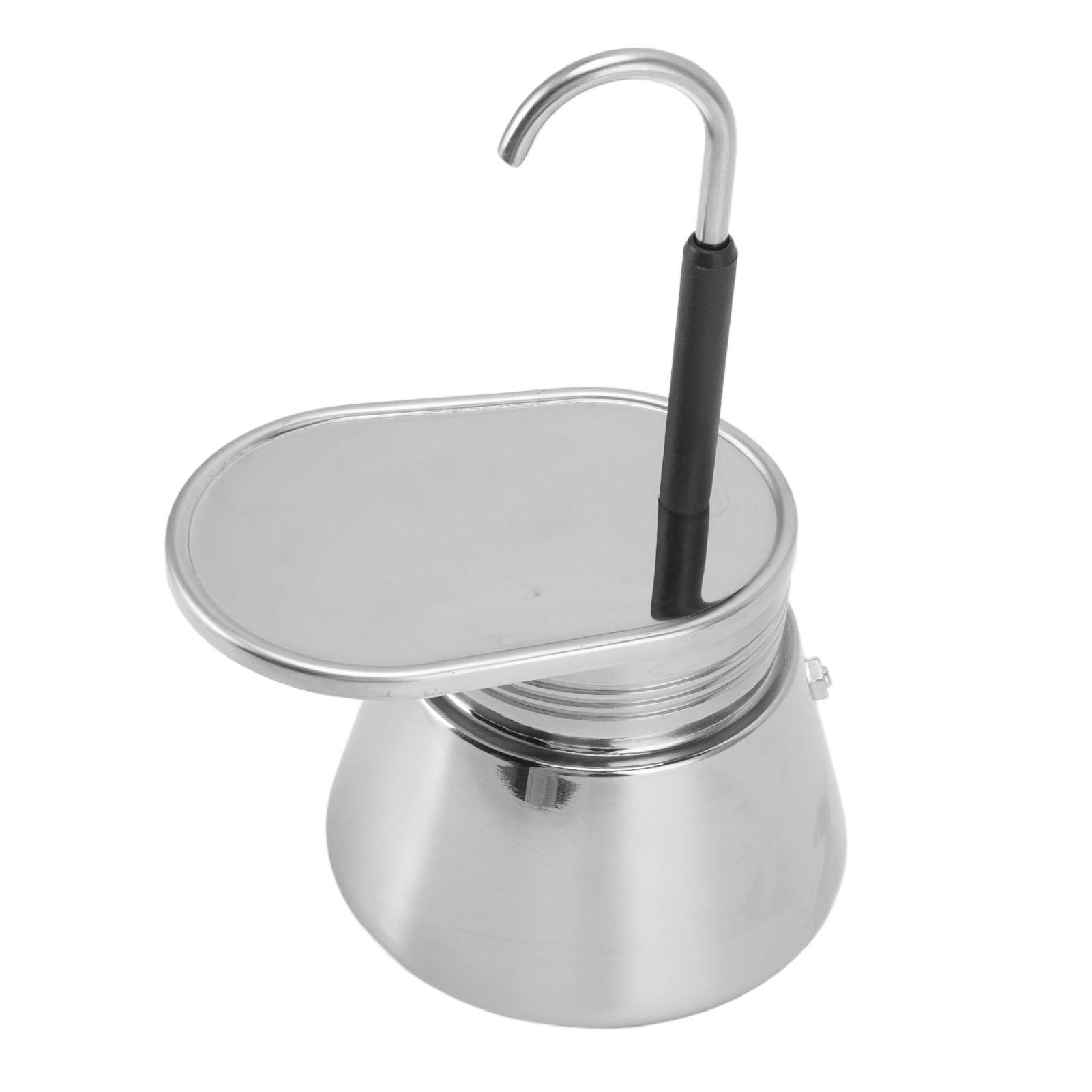 

Мока горшок из нержавеющей стали итальянского типа DIY большая емкость легкая портативная кофеварка