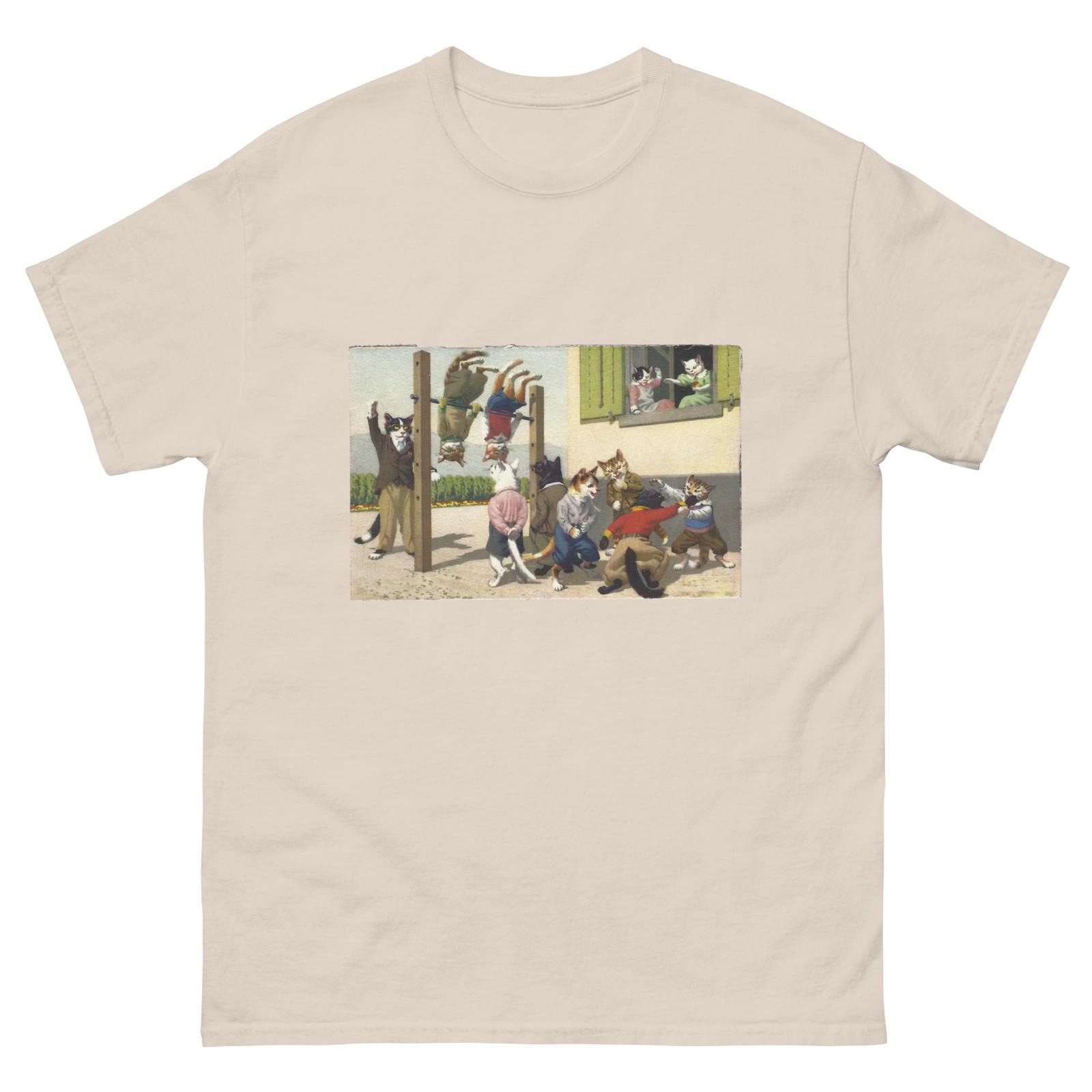 Mainzer Cat Postcards and Eugen Hartung Cats Unisex T-Shirt Mens Womens Tees Top S