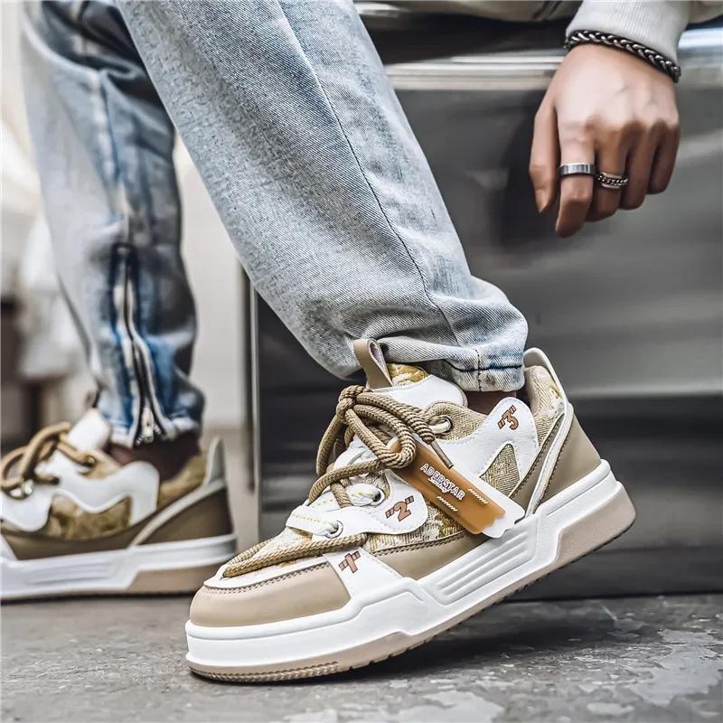 Fashion Luxury Men's Sneakers Fashion Trend Casual Board Shoes Increased Height Thick Bottom Sports Running Shoes Zapatos Para Hombres