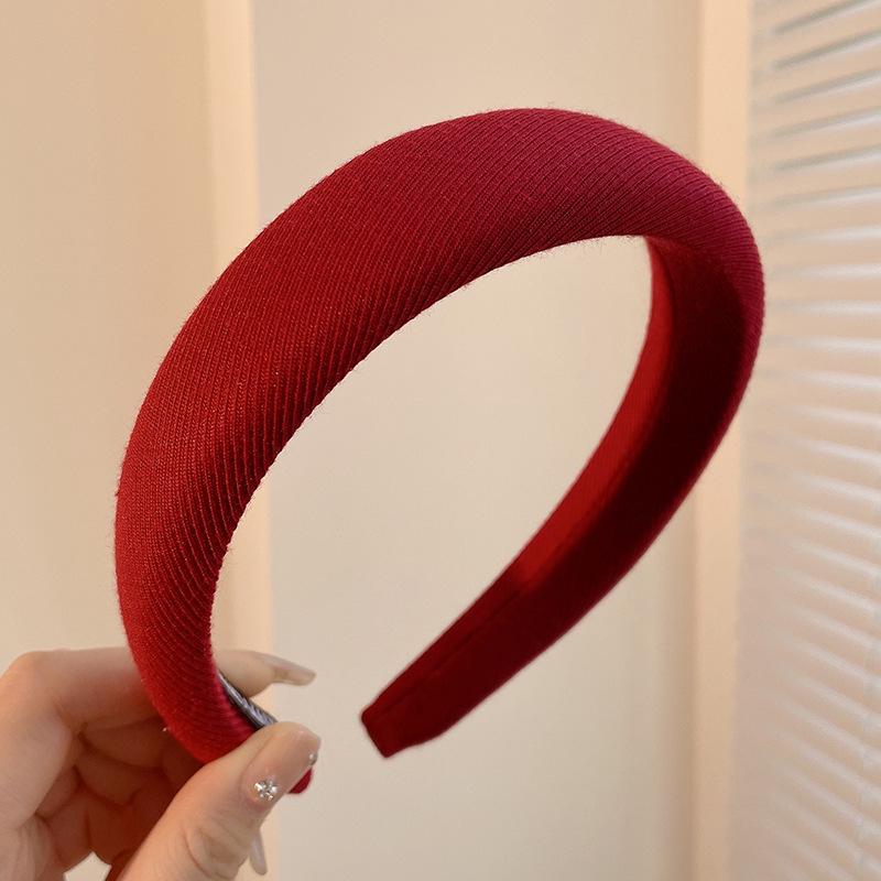 

Високоякісна червона ретро пов язка на голову: Жіночі аксесуари для волосся «Зоряне небо» для осінньо-зимового та святкового сезонів.