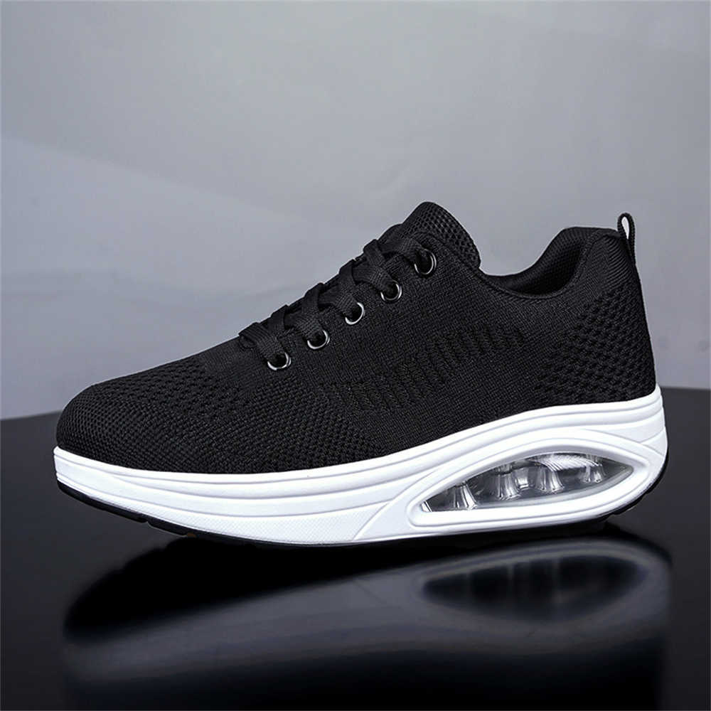 Fashion Flat-heeled High Sole Sports Exercises At Home Casual Women's Sports Shoes Sale Sneakers White Women Raning Trend Factory