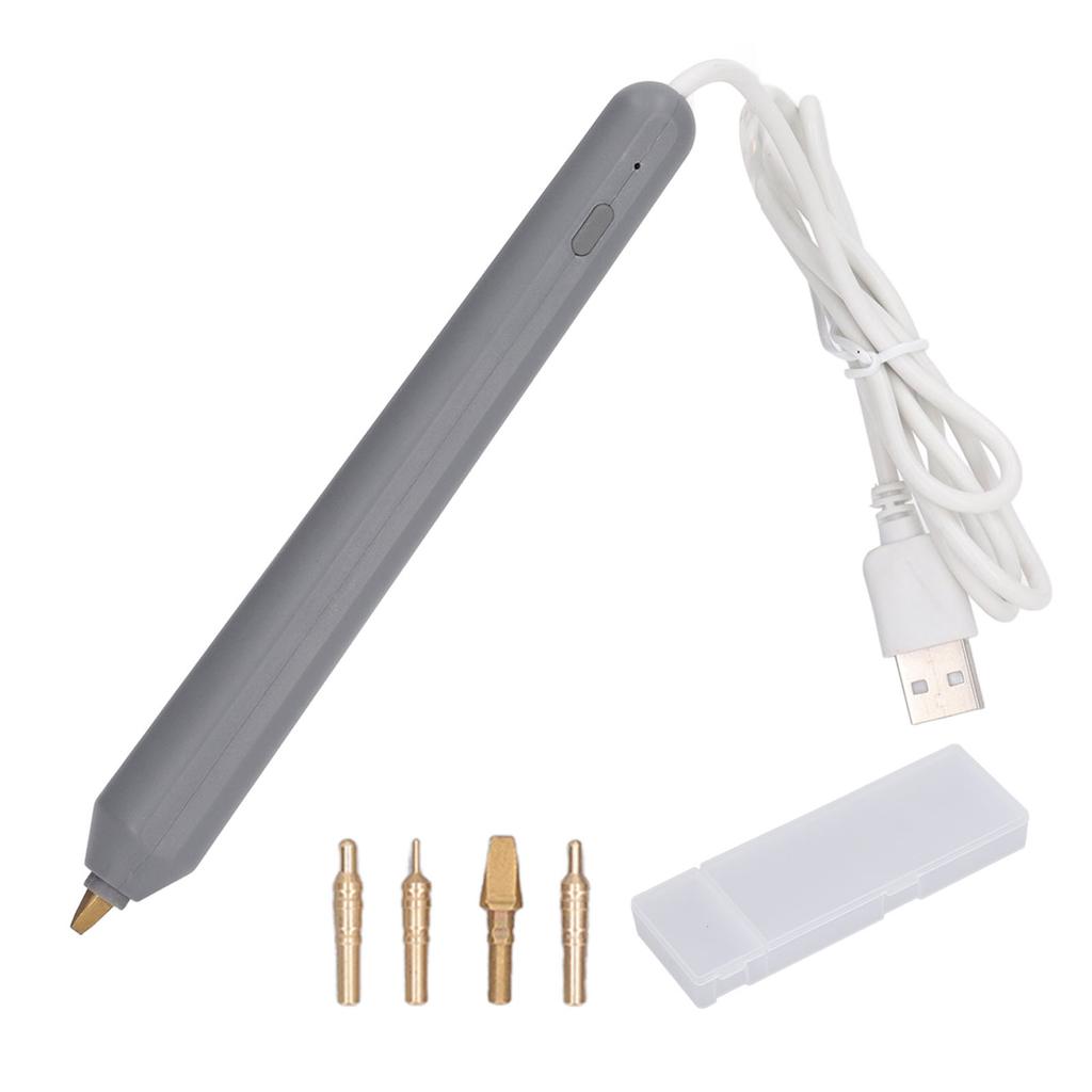 Heißfolienstift, USB-Heißfolienpräge-Prägestift, ABS-Bastelwerkzeug zum Zeichnen und Schreiben
