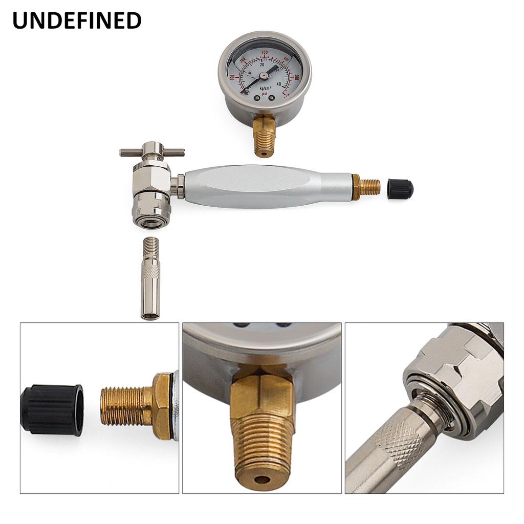 600PSI Suspension Shock Nitrogen Needle Fill Tool Kit ATV UTV For KTM Suzuki Yamaha Polaris RZR CanAm Arctic Cat Snowmobile