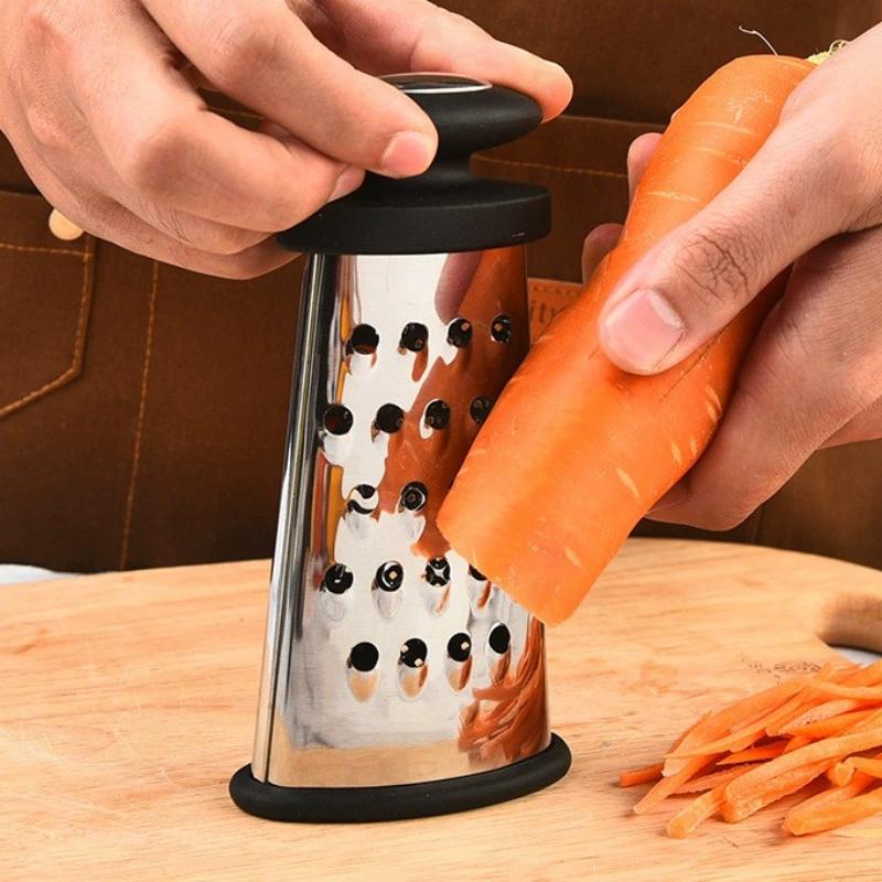1pc Stainless Steel Grater 2 Sided Cheese Grater Vegetables Grater Multipurpose Kitchen Tools