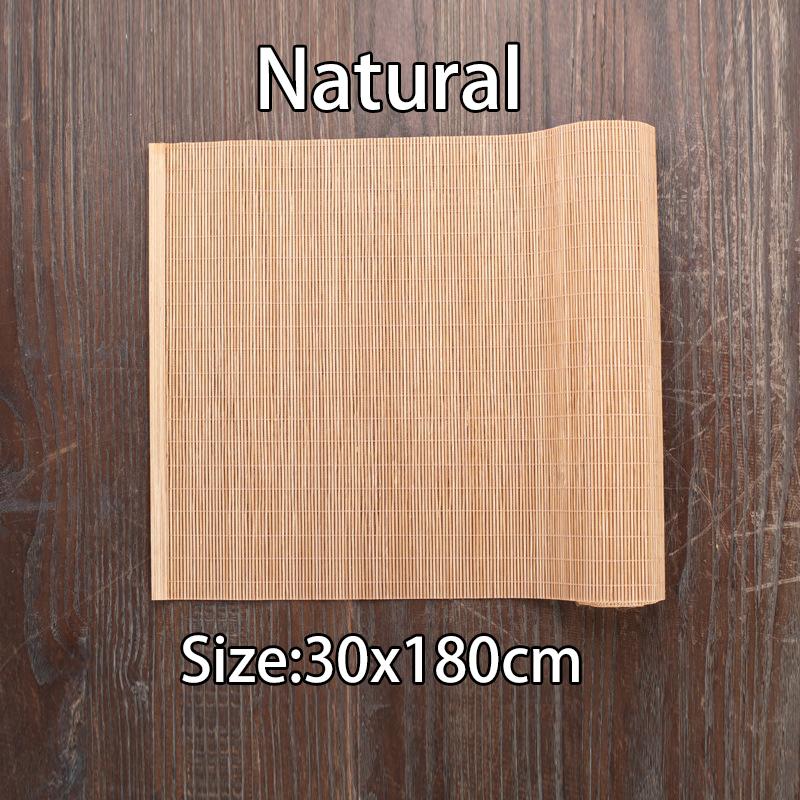 Natural Bamboo Table Runner Placemat Tea Mats Table Placemat Pad Ceiling Decor Home Cafe Restaurant Decoration