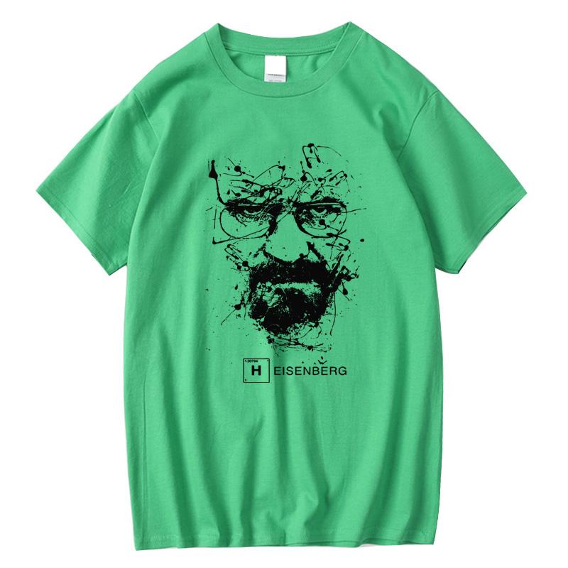 Men Fashion Casual Top Quality 100 Cotton Breaking Bad T Shirts Men Heisenberg Camisetas Hombre Men Cool Tee Shirt Tops