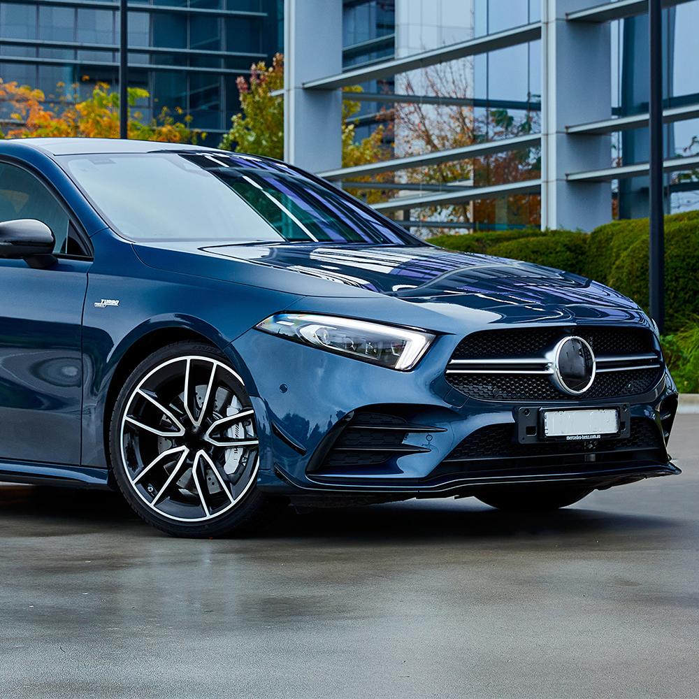 Voor Mercedes Benz A Klasse W177 A180 A200 A220 A35 AMG 2018+ Voorbumper Lip Spoiler Splitters Canards Vents