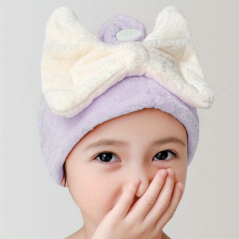 1pc Soft 's Geometric Hair Wrap Towel Absorbent, Quick Drying Microfiber Turban for Long Short Hair, Gentle On Scalp, Easy To Wear,
