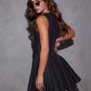 European and American fashion simple and versatile sleeveless slim version is suitable for a variety of occasions, new women's dress imitation denim