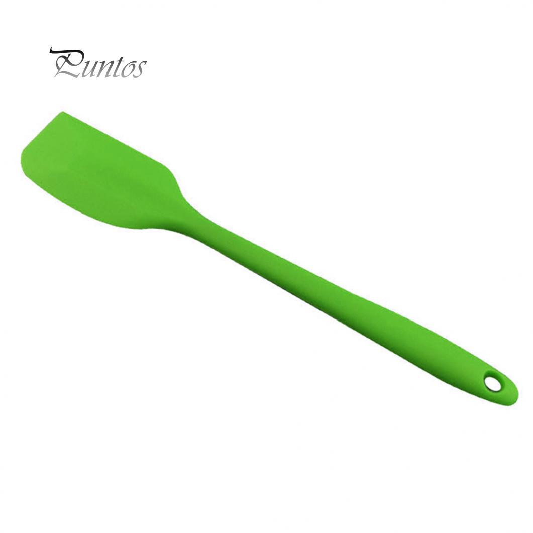 

Чистые продукты Домашняя кухня Силиконовые гибкие лопаточки Скребок для крема для торта Инструмент для выпечки зелёный