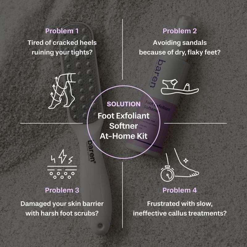 baren - Foot Callus Eraser Home Set