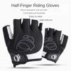 Half-finger Cycling Gloves Anti-slip Shock-absorbing Breathable Gloves Fingerless Sports Fitness Training Cycling Equipment