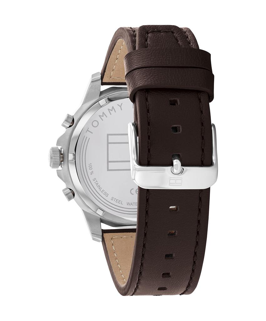 Navy Leather 1710476 [Tommy Hilfiger][Authentic] Men's Watch, Dial, Strap,