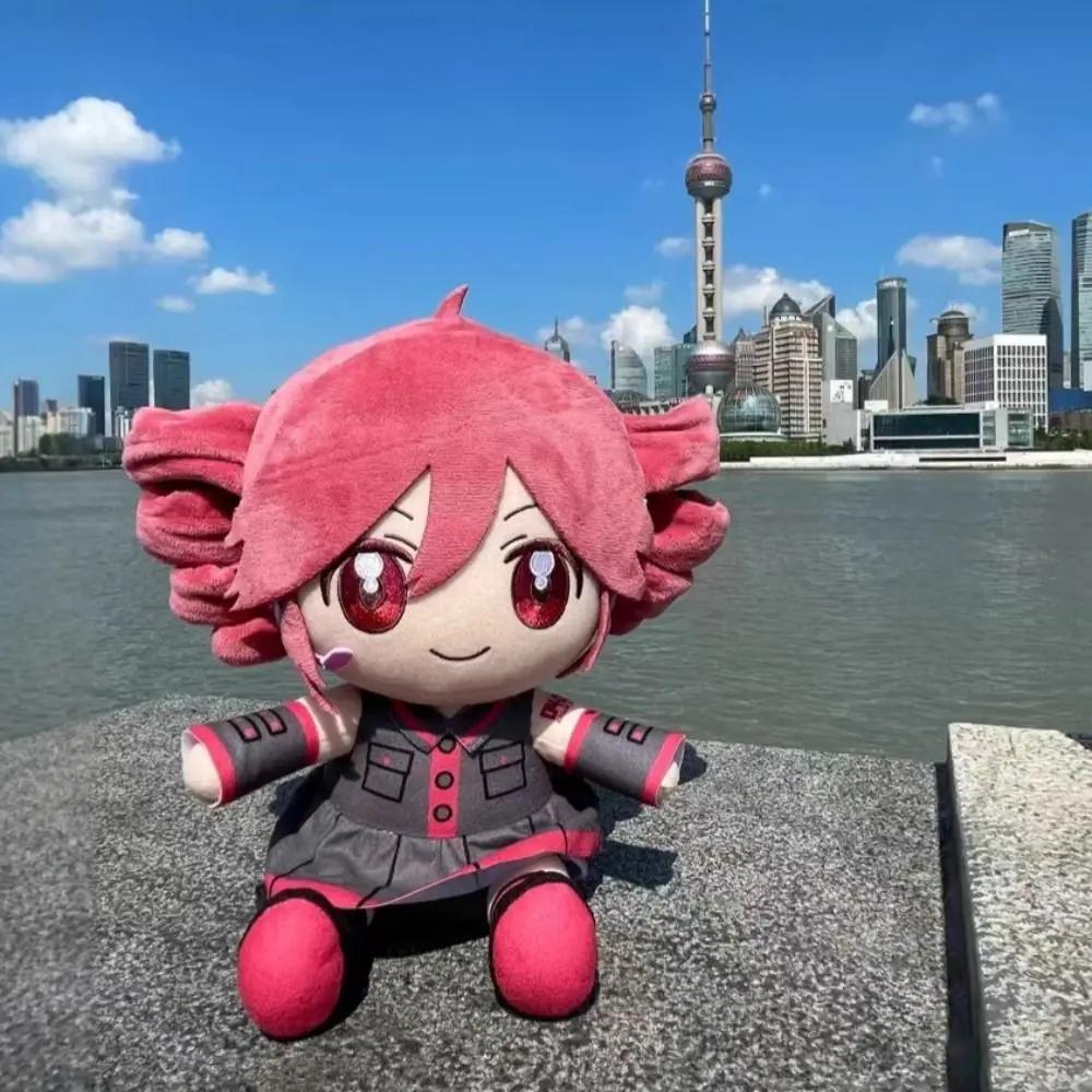 Anime-Zubehör Kasane Teto Plüsch Weiches Kissen Heimdekoration Plüschtier Diva Vtuber Kawaii 20cm Kuscheltier Teto Spielzeug Kinder Erwachsene
