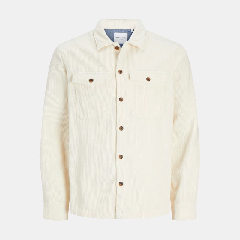 

Хлопковая рубашка Eddie свободного кроя мужская JACK & JONES XL белый