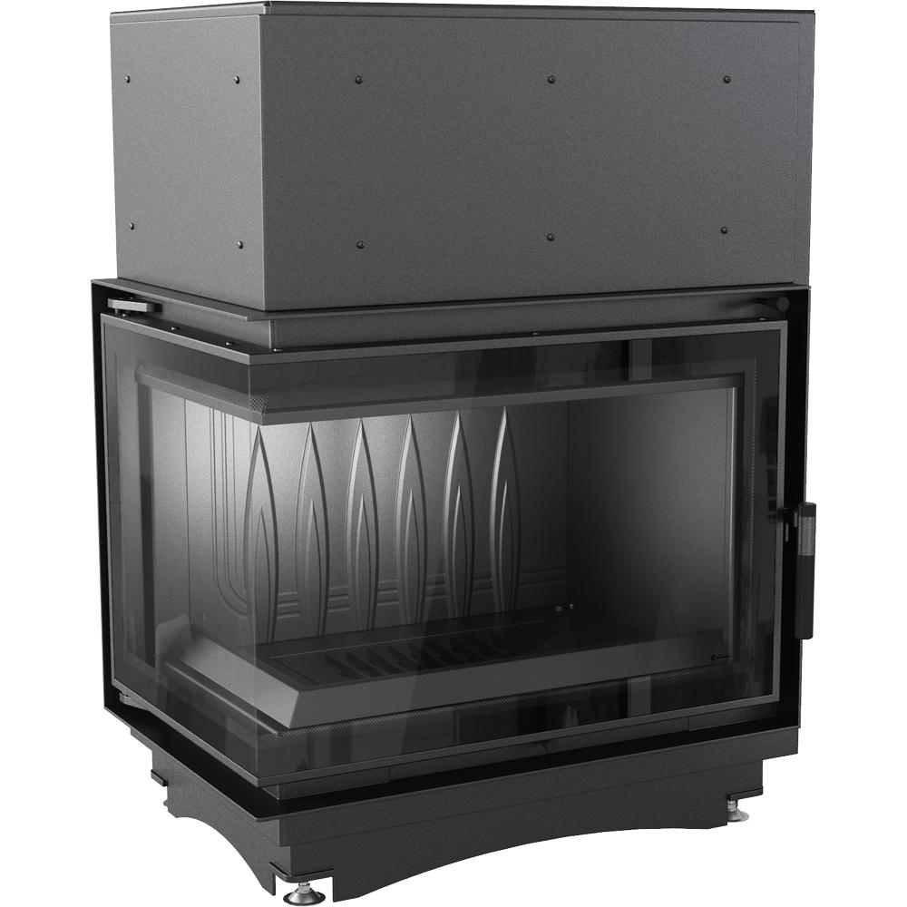 Cast iron fireplace KRATKI ZUZIA DECO left 15 kW Ø 200