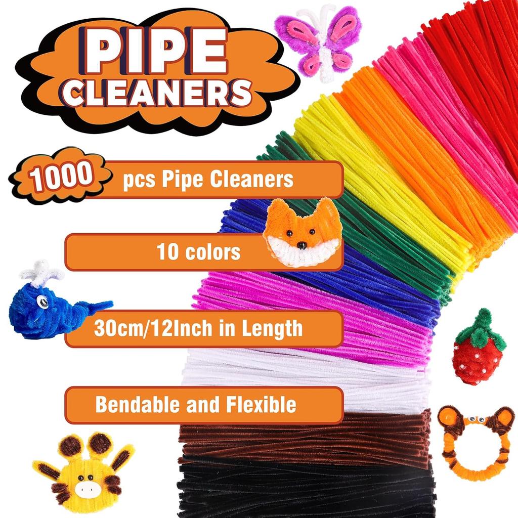 1000 twist sticks handmade tops DIY toy bouquet material