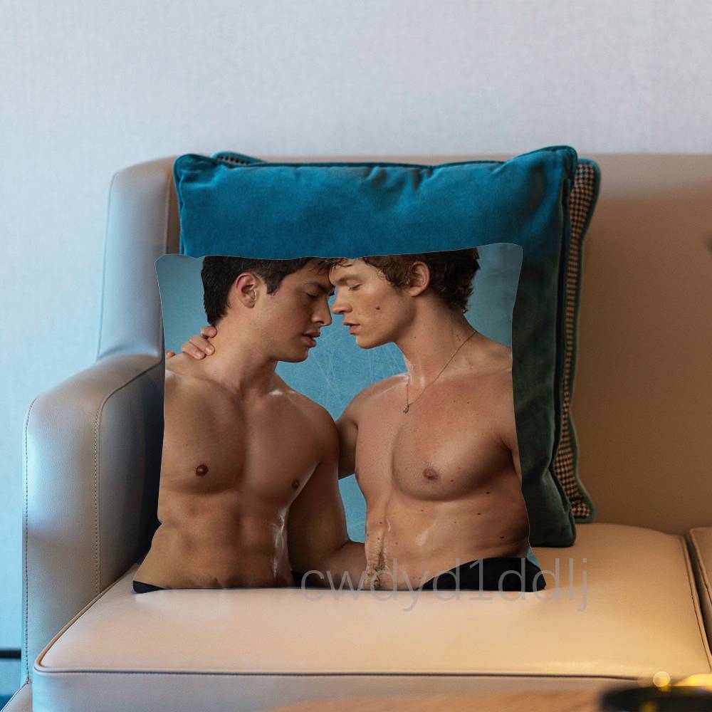 H-Heated Rivalry Popular Pillow Case Short Plush Sofa Decorative Gift Home Double-sided Printing Cushio