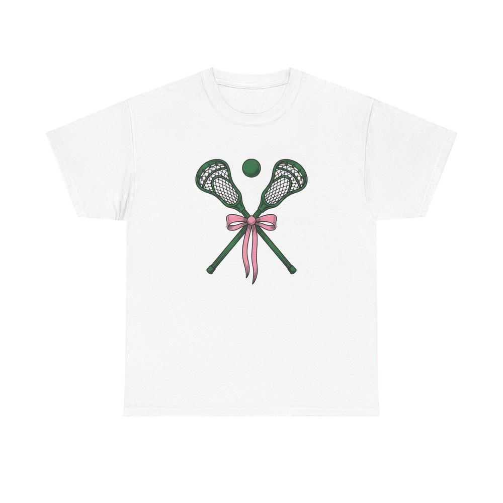Lacrosse Sticks Shirt Lacrosse Sports Gift Women Line Art Tee Lacrosse Sticks