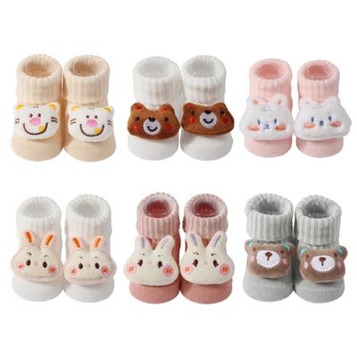Baby Ankle Socks Kids Boys Girls Knitted Socks with Cartoon Doll Cotton Socks Soft Socks for Newborns Infant 0-3 Year