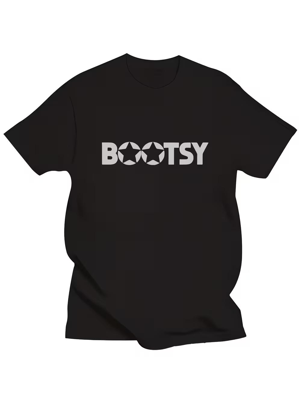

Bootsy Star Pattern Letter Graphic T-Shirt M