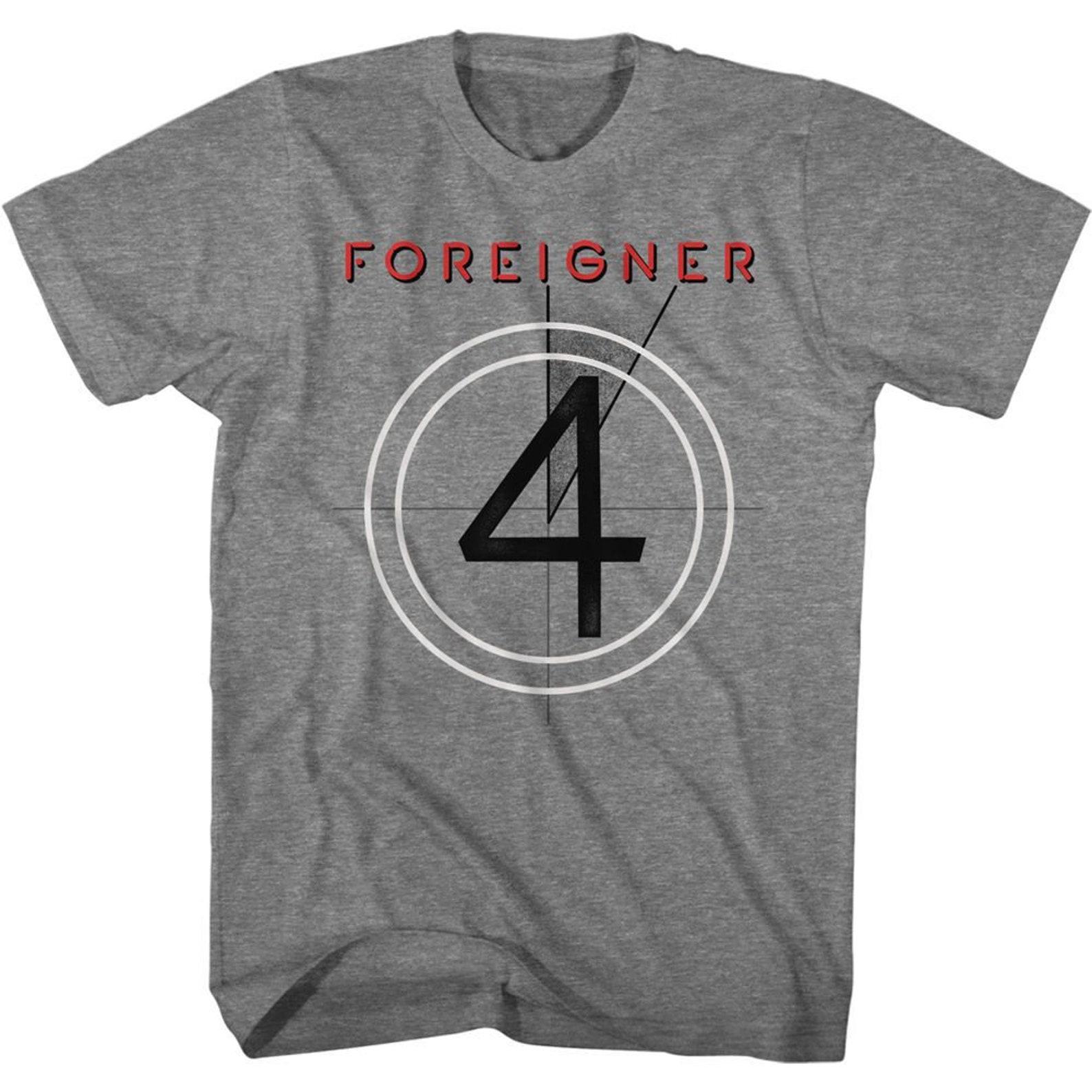 Foreigner Four Graphite Heather T-Shirt L