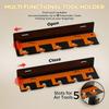 Air Tool Holder 5-Slot Wall Drill Grinder Station Power Tool Hanger For Electric Gadgets Drill Screwdriver Grinder Garage Studio
