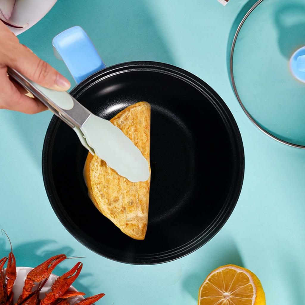 Pentole elettriche per uso domestico, portatili, multiuso, mini cuoci-ramen, mini pentola per cuoci-ramen, mini pentola per Shabu Shabu, ravioli, uova di Ramen fritte