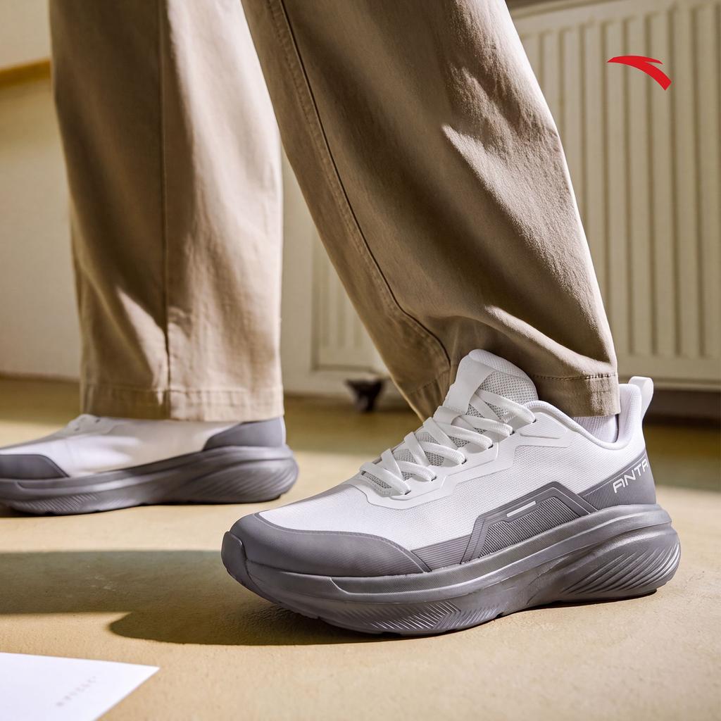 ANTA Running Shoes Men's Low-top Gray