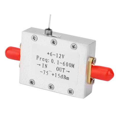AD8307 RF Power Meter Logarithmic Testing Detector 0.1 600M  75 +15dBm Module with Case
