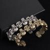 Maijia 2025 Retro Brass Skull Bracelet - European & American High-End Fashion Trend