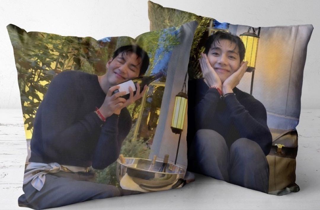 

[Б/У] Наволочка для подушки BTS CELINE Taehyung V Tae