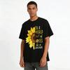 Be A Sunflower In A World Full Of Roses Graphic Tee Pure cotton T-shirt