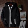 Men's Spring Summer Hooded Jackets Windbreaker Reflective Coat Waterproof Casual Bomber Outwear