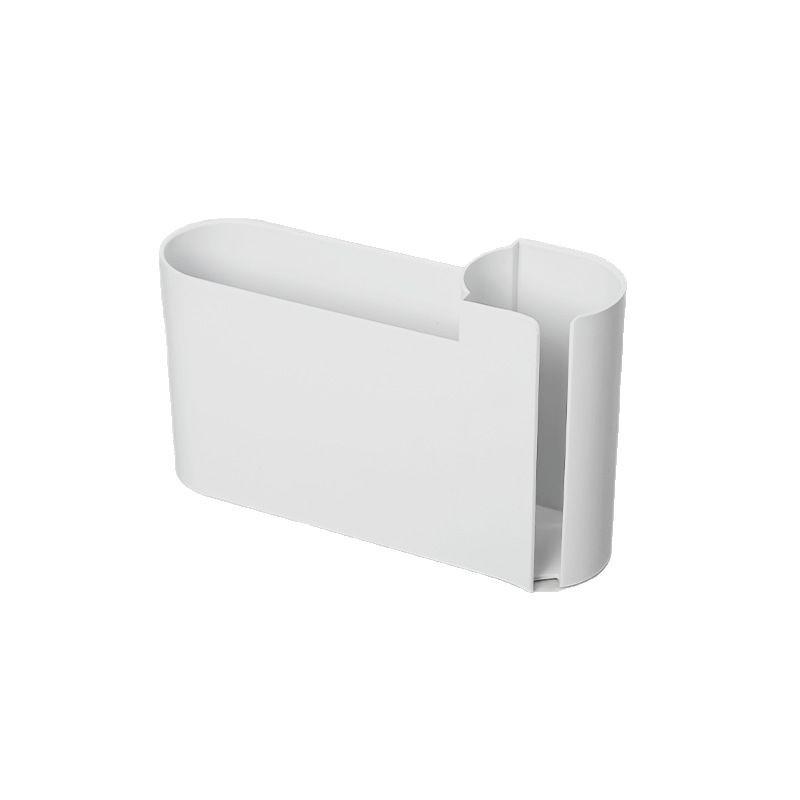 Double-Opening Wall-Mounted Kitchen Organizer for Garbage Bags & Fresh Film
