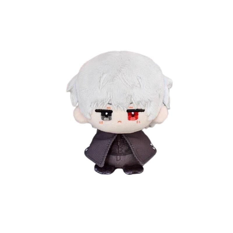 Anime Kaneki Ken Plush Toys Keychain Cotton Ken Kaneki Cosplay Stuffed Doll Pendant 12Cm Plusie Toys Kids Present Holiday Gift
