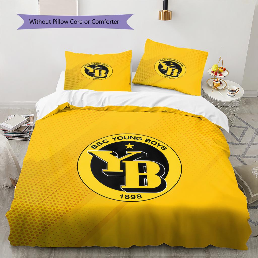 Set Copripiumino Trapuntato Modello BSC Young Boys Decorazione per la Casa Regalo (1 * copripiumino + 2 * federe senza imbottitura)