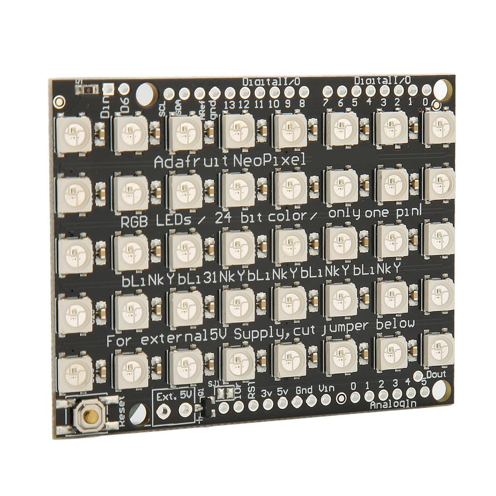 WS2812B 5050 RGB LED mit integriertem Treiber 5x8 40 Bits Vollfarb-Licht-Entwicklungsplatine für Hotel