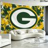 Green Bay Packers Wall Tapestry Aesthetic Wall Hanging Printed Fabric Blanket Decorative Tapestries for Bedroom Living Room Home Decor