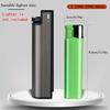 2-in-1 Cigarette Case Elegant Cigarette Box Aluminium Case Box for 20 Cigarettes Cigarette Box For Men Smoking Tool-No lighter