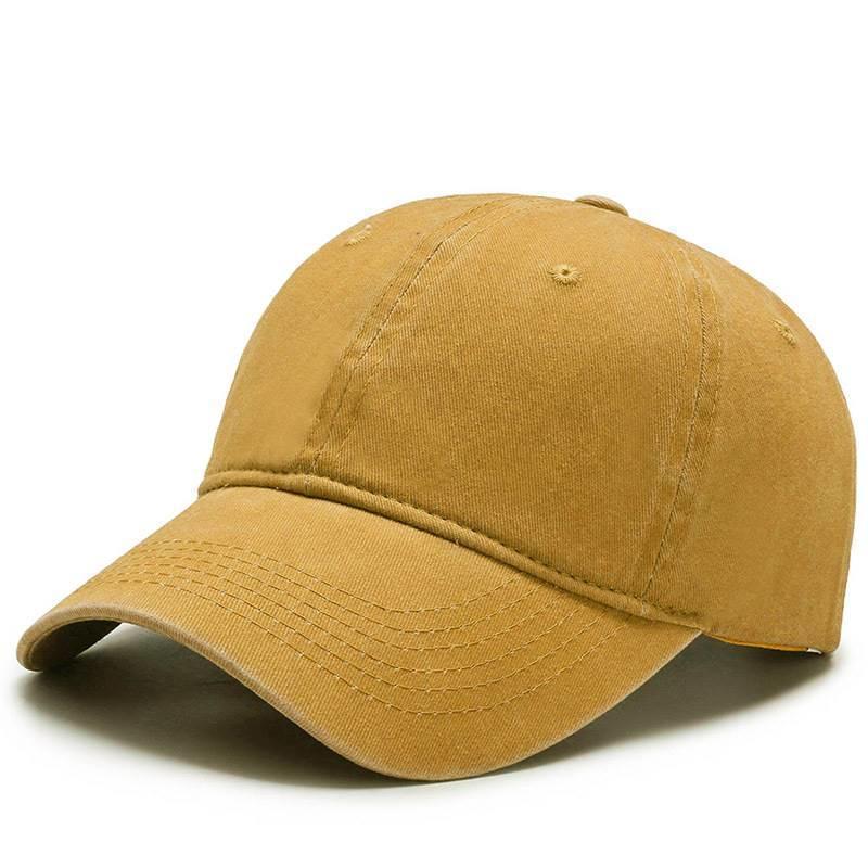 Retro Distressed Embroidered Duckbill Baseball Cap Sunshade for Men