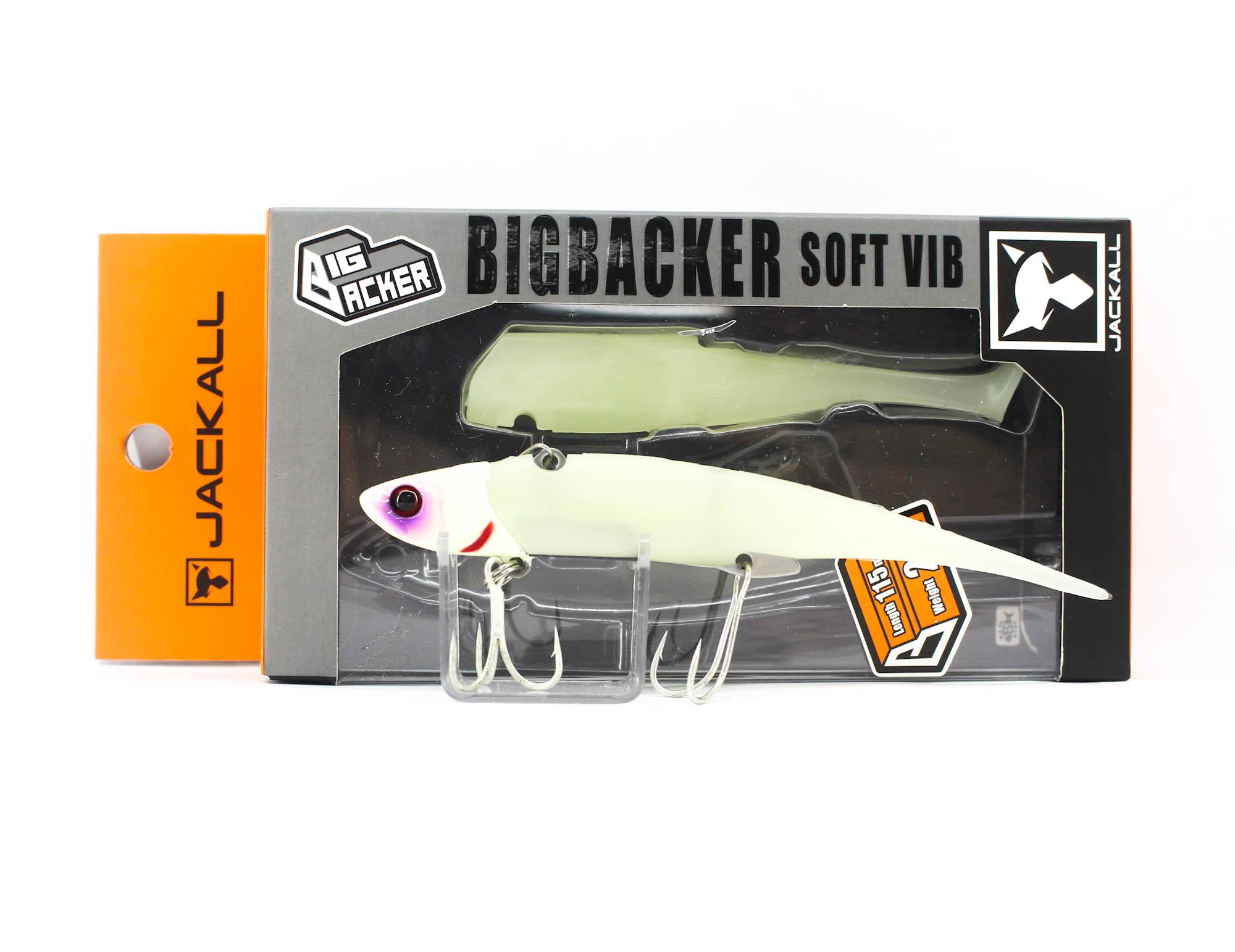 

Jackall Big Backer Soft Vib Тонущая приманка 28 грамм Super Glow (5907)