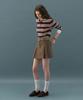 Deuloupisumeon Multi-Stripe Slim Collar Pique T-Shirt [Grey]