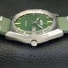 AUTOMATIC 6309A VINTAGE SEIKO JAPAN MENS GREEN COLOR DIAL WATCH A701559-5 R206b-a701559