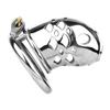 Stainless Steel CB Lock Metal Chastity Lock Male Penis Cage Chastity Gay Sex Toys Cock Ring Urethral Chastity BDSM