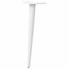 Vidaxl Coffee Table Legs, 4 Pcs, White, 42-43 Cm, Steel