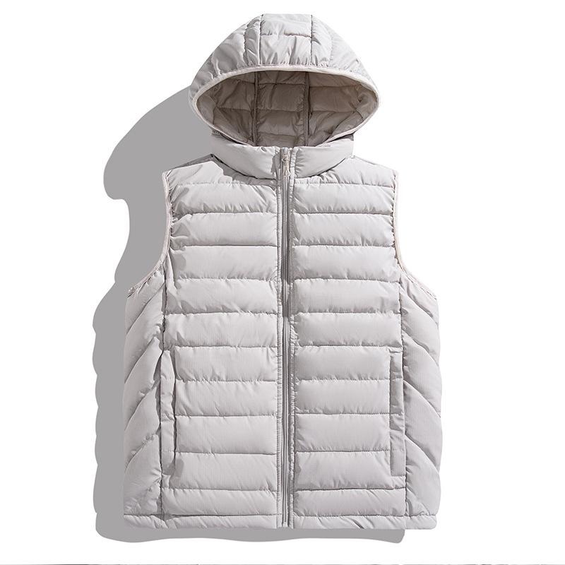 2025 Podzim/Zima Pánská Lehká Teplá Bavlněná Vesta Bez Rukávů - Trendy Módní Styl